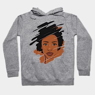 Afro Girl Magic, Melanin, Afro woman, All Chocolate, Black and Beautiful, Tribe. Hoodie